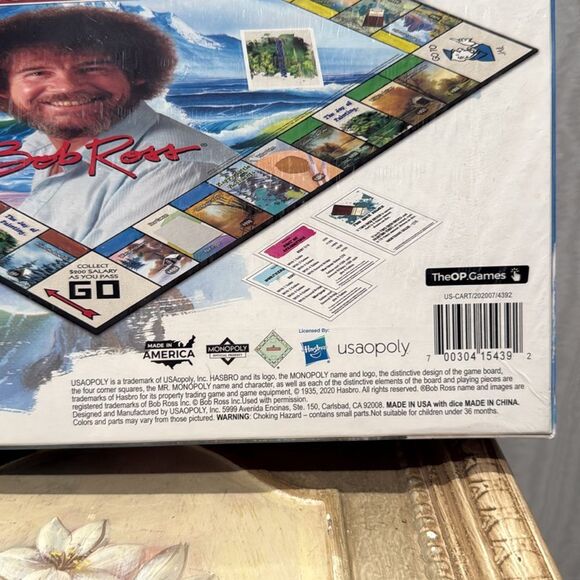 Hasbro Bob Ross Monopoly Board Game New in Package Art Artist Joy of Painting - Picture 5 of 9